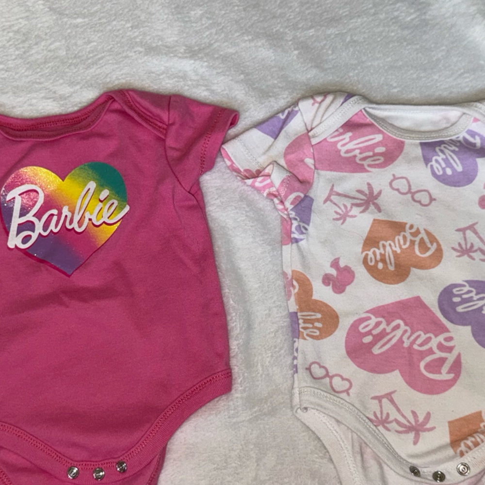 Barbie Pink Baby Onesie (set of 3)